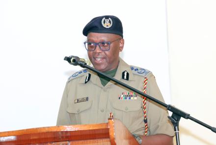 DIG giving speech during HTC closing in NPC- Kiganjo